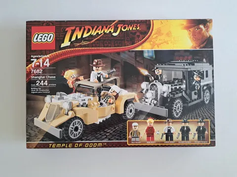 LEGO 7682 Indiana Jones Shanghai Chase New In Box SEALED RARE Temple of Doom