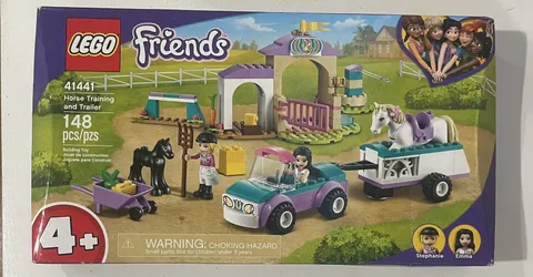 LEGO Friends HORSE TRAINING + TRAILER 41441 Emma Stephanie  Box damage  NEW