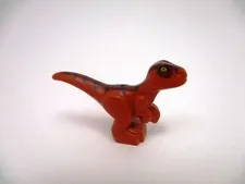 LEGO - Animal - Dinosaur - Baby Raptor Orange Dark x1 -75929 75930 75936