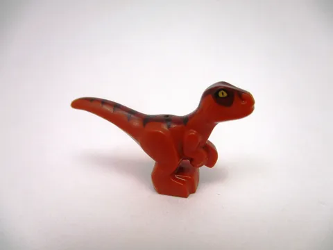 LEGO - Animal - Dinosaur - Baby Raptor Orange Dark x1 -75929 75930 75936