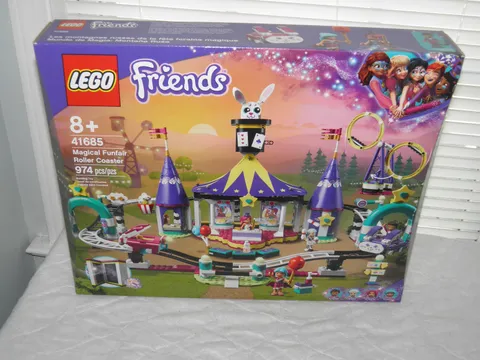 LEGO FRIENDS: Magical Funfair Roller Coaster (41685) NEW Seal Box