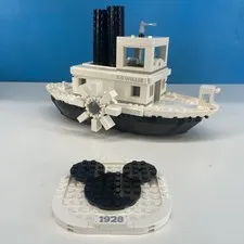 LEGO 21317: Ideas Disney Steamboat Willie  RETIRED  Mickey Mouse Not Complete