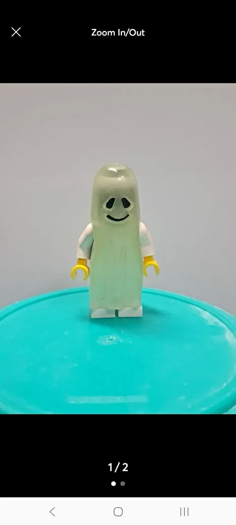 LEGO 10176 Castle Rare Trans Glow in the dark ghost shroud minifigure