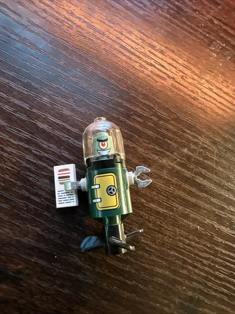Lego Plankton (bob027) Minifigure - SpongeBob SquarePants From 3815! Retired!