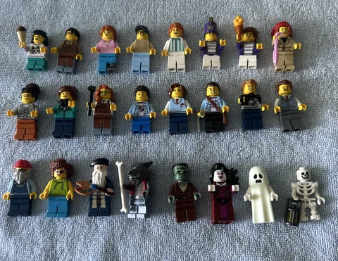 LEGO Minifigures Lot of 24 Assorted Characters