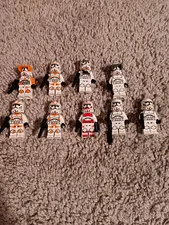 LEGO Star Wars Clone Trooper Minifigure Lot of 9 w/ Blasters