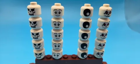 LEGO Minifigure Heads - Bulk Lot of 20