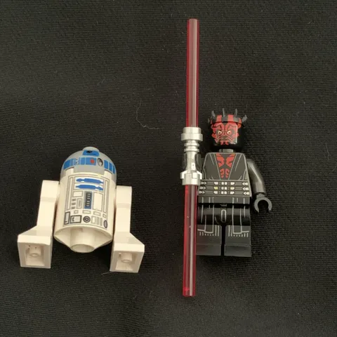 Lego Star Wars - Darth Maul Printed Mechanical Legs Crimson Dawn Lord & R2-D2