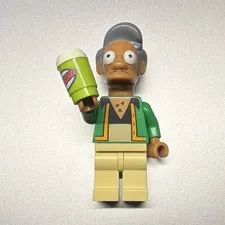 LEGO Apu Nahasapeemapetilon Minifigure The Simpsons w/ Squishee Cup SIM017
