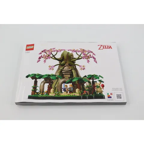 Lego Booklet Only Retired Set 77092 Legend of Zelda Great Deku Tree