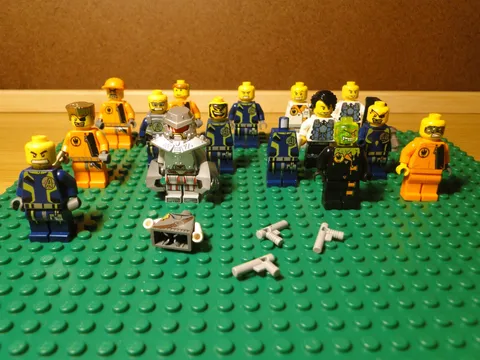 LEGO Ultra Agents Minifigures Lot Accessories Minifig Parts Tremor Incomplete