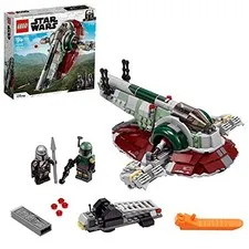 LEGO 75312 Star Wars Boba Fett'Starship Building Toy for Kids Age 9 Plus, Mandal