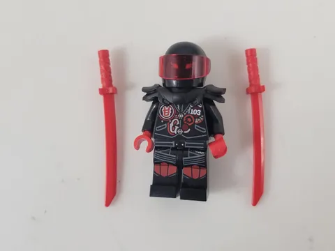 Lego Ninjago Minifigure Mr. E-Biker Vest w/ Number 103 njo0385 fm 70639 & 70643
