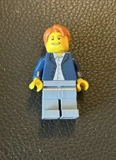 Lego Minifigure Train Passenger cty0506 City Town Railroad From Set 60050