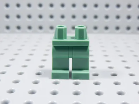 LEGO Sand Green Blank Plain Legs Pants Minifig BT