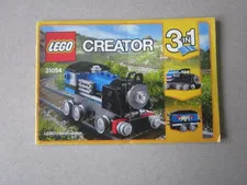 Lego Instructions Instruction Creator 31054 Steam Locomotive Steam Engine 3 in1