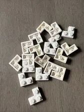 LEGO 2420 White Plate 2 x 2 Corner 19 Pieces