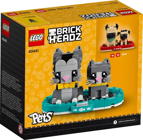 LEGO Brickheadz Pets:  Shorthair Cats (40441) New in Sealed Box