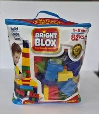 Bright Blox Builing Learning Blocks For Kids  W/ EXTRA 30 PCS  112 Total BLOCKS