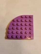 LEGO Plate Medium Lavender 6x6 w/ Round Corner FREE SHIPPING 