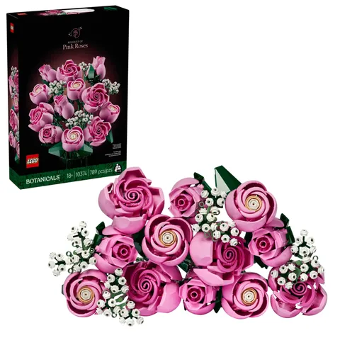 LEGO Bouquet of Pink Roses 10374 - The Botanical Collection (789 Pieces)