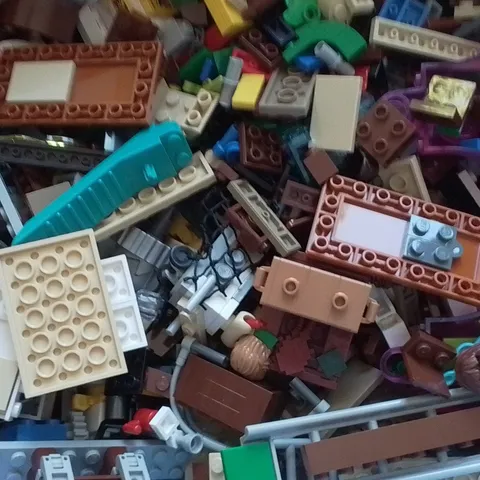 LEGO Multicolor Bulk Lot Mixed Bricks/Pieces With Box 3 Pounds