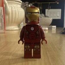 LEGO Marvel Iron Man Minifigure Figure Plastic LEGO Character Iron Man