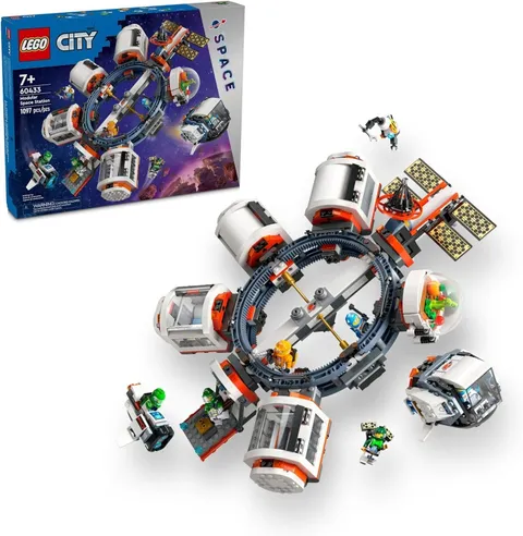 LEGO City Modular Space Station STEM Toy, Modular Exploration Science (60433)™
