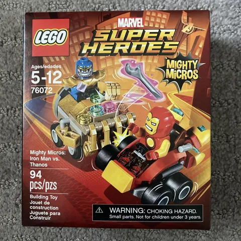 LEGO Marvel: Mighty Micros Iron Man vs. Thanos (76072) NIB New Sealed