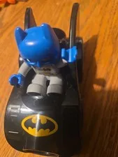 Lego 2012 Duplo Black Batmobile with Batman Figure D2