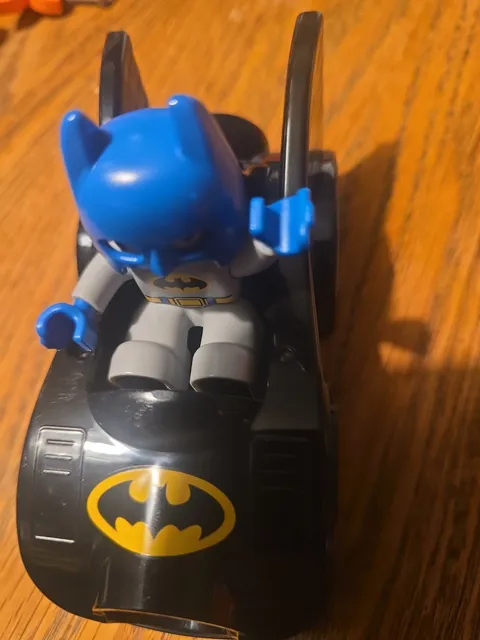 Lego 2012 Duplo Black Batmobile with Batman Figure D2