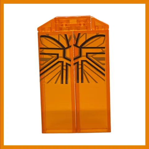 LEGO 75310 Duel on Mandalore Trans-Orange Panel 1 x 4 x 5  Retired 2021
