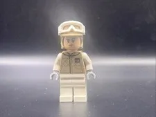LEGO MINIFIGURE STAR WARS HOTH REBEL TROOPER - DARK TAN UNIFORM SW1187