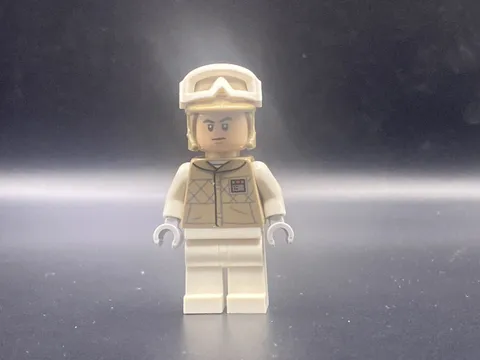 LEGO MINIFIGURE STAR WARS HOTH REBEL TROOPER - DARK TAN UNIFORM SW1187