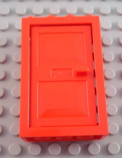 LEGO Red 2x4x5 Freestyle Door