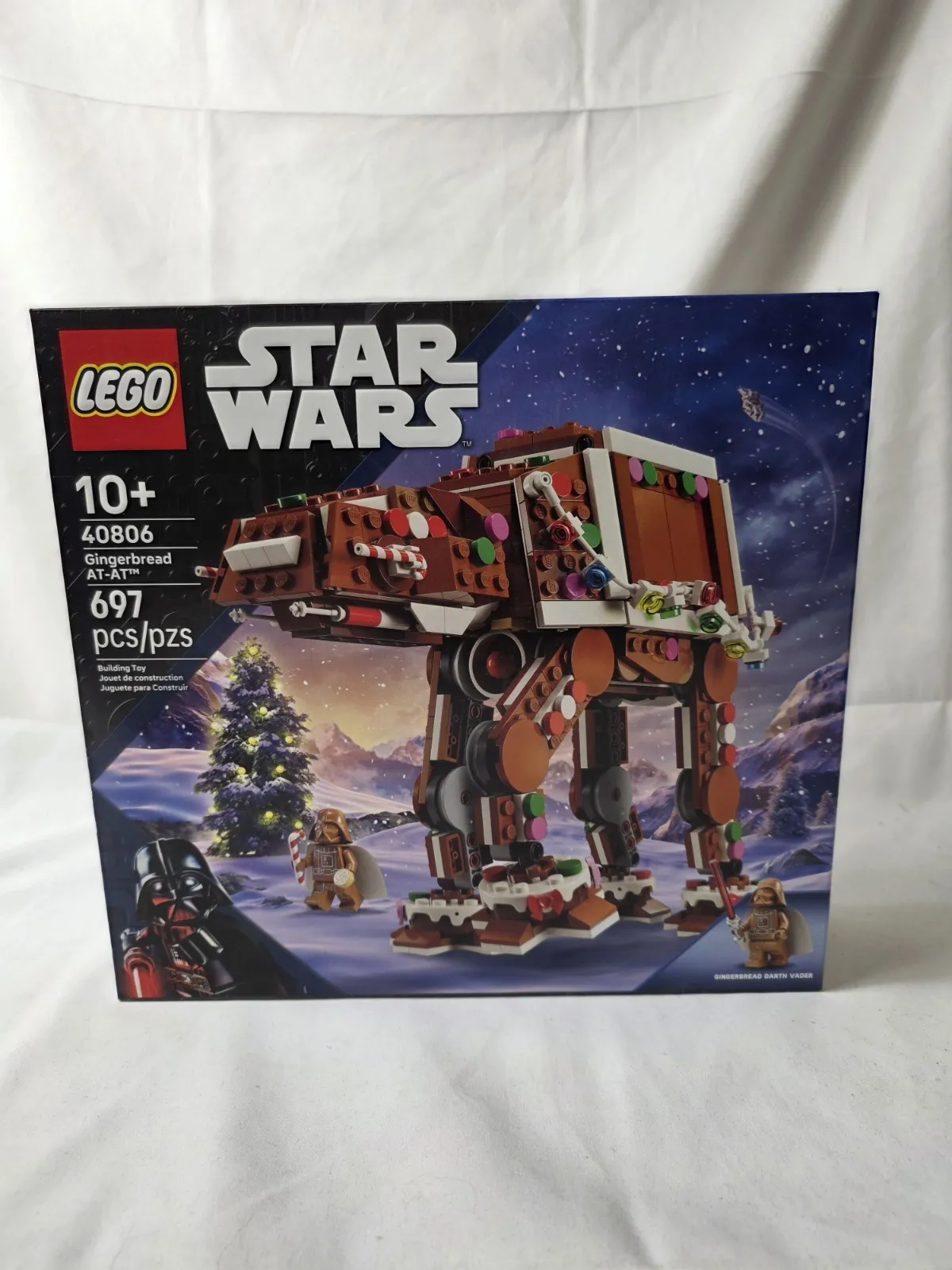 LEGO 40806 Star Wars Gingerbread AT-AT & Darth Vader Minifigure - NEW IN BOX