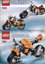 LEGO #7291 INSTRUCTION MANUAL ONLY Creator 3-in-1 Motorcycle