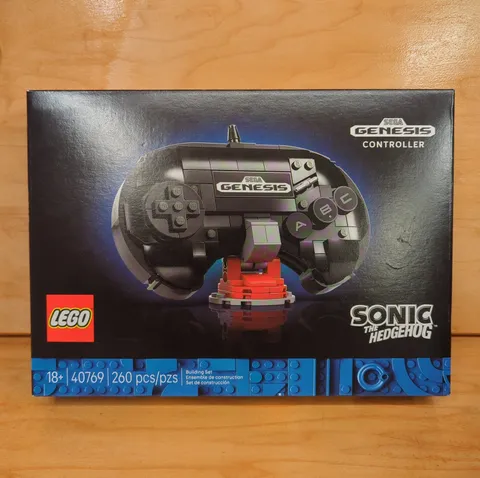 LEGO Sonic the Hedgehog SEGA Genesis Controller (40769) New & Factory Sealed