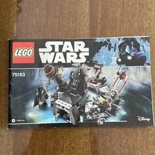 Lego Star Wars Darth Vader Transformation Instruction Manual Booklet Only 75183