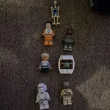 LEGO Star Wars Minifigures Bulk Lot w/ Grogu, Multicolor Plastic (6 pcs)