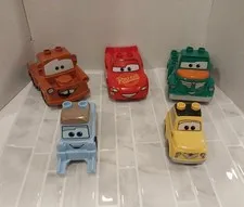 LEGO Duplo Disney Pixar Car Lot Of 5 Luigi Brown Mater Dusty McQueen Dottie