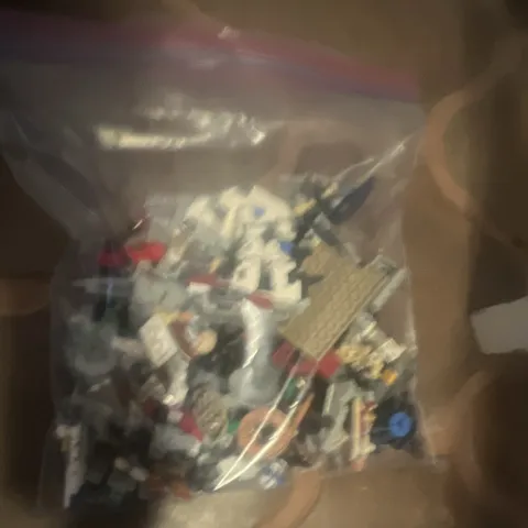 LEGO Bulk Lot Loose Parts & Bricks Multicolor Plastic Pieces in Polybag
