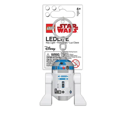 LEGO Star Wars R2-D2 Minifigure Key Light (Keyring / Keychain)
