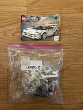 LEGO Speed Champions Lamborghini Countach 76908 Bulk Parts Lot w/ Instructions