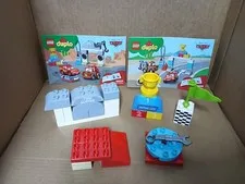 LEGO DUPLO 10924 Lightning McQueen’s Race Day  Incomplete Set  No BOX Missing 11