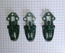 3 Bionicle Lego Parts number 47298 Foot Feet Dark Green Toa Metru style WYSIWYG