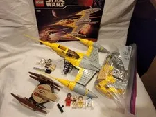 VINTAGE STAR WARS LEGO #7660 N-1 STARFIGHTER/VULTURE DROID & #7877 NABOO N-1