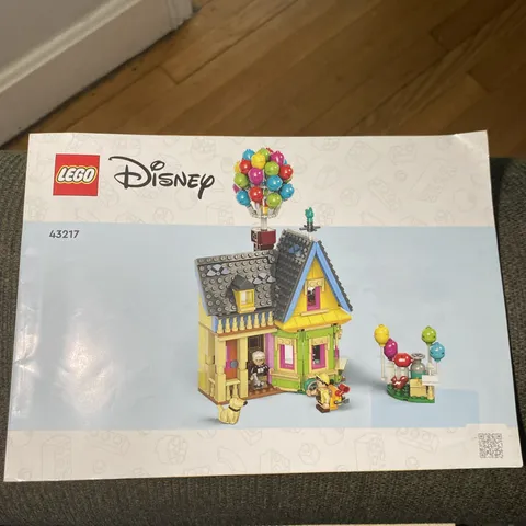 Lego Disney 43217 Up! House Instruction Booklet Manual Only