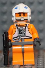 LEGO 2012 Star Wars Minifigure Rebel Pilot X-wing / Hoth Snowspeeder sw0399 9677