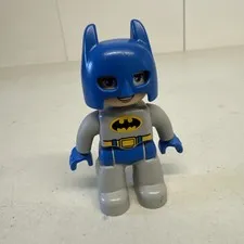 Lego Duplo DC Super Hero Batman Figure Blue Hood